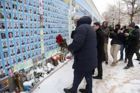 Andriy Sybiga and Petr Macinka honored the fallen defenders of Ukraine