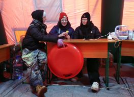 Mobile point of Indestructibility on Kharkiv highway in Kyiv