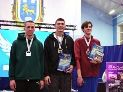 Переможці Роман Петрук, Олег Дорощук та Кирило Луценко