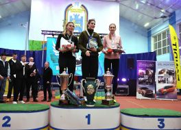 Призерки Ярослава Магучіх, Тетяна Білик та Меланія Вакуліна