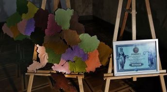 Presentation of the knitted fabric "Stitched Ukraine"