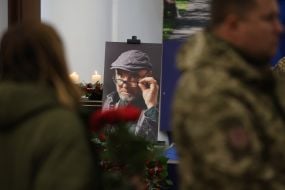 Церемония прощания с основателем издательства «Наш Формат» Владиславом Кириченко в Киеве