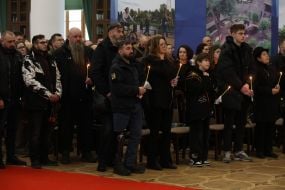 Funeral of the founder of the publishing house "Nash Format" Vladyslav Kyrychenko in Kyiv