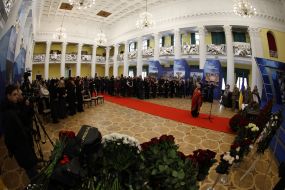 Funeral of the founder of the publishing house "Nash Format" Vladyslav Kyrychenko in Kyiv