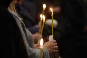 Funeral of the founder of the publishing house "Nash Format" Vladyslav Kyrychenko in Kyiv