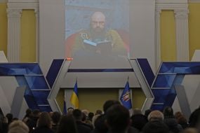 Funeral of the founder of the publishing house "Nash Format" Vladyslav Kyrychenko in Kyiv