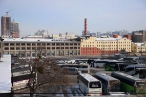 Поврежденная в результате комбинированной атаки РФ фабрика Roshen в Киеве