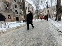 Поврежден жилой дом после атаки БПЛА в Харькове