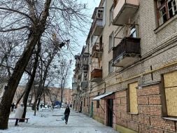 Поврежден жилой дом после атаки БПЛА в Харькове