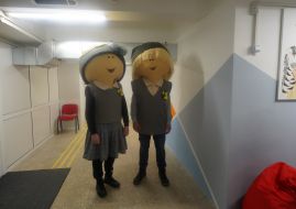Animators in a bomb shelter in Kharkiv