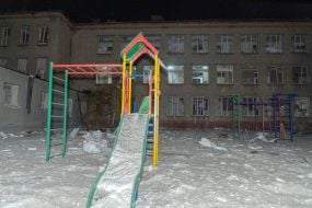 The building of a boarding school for gifted children after the shelling