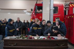 Церемония прощания со спасателем Александром Зибровым