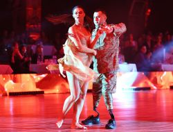 Polina Ishchenko and Artem Moroz