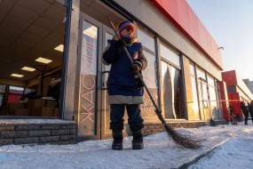 Наслідки удару дрона РФ по ринку в Харкові