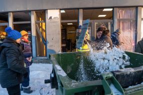 Наслідки удару дрона РФ по ринку в Харкові