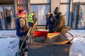 Наслідки удару дрона РФ по ринку в Харкові