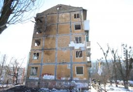 Сonsequences of the shelling in Kyiv