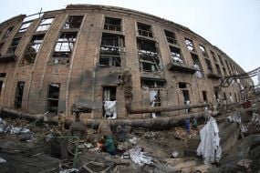 Наслідки російських ракетних ударів по Дарницькій ТЕЦ у Києві