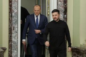 Donald Tusk and Volodymyr Zelenskyy