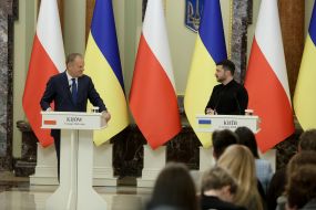 Donald Tusk and Volodymyr Zelenskyy