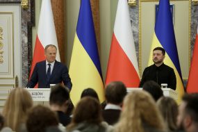 Donald Tusk and Volodymyr Zelenskyy