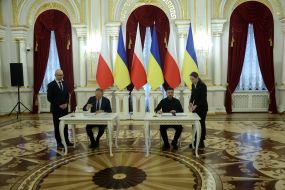 Donald Tusk and Volodymyr Zelenskyy