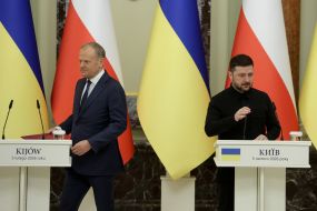 Donald Tusk and Volodymyr Zelenskyy