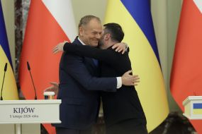 Donald Tusk and Volodymyr Zelenskyy