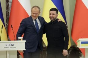 Donald Tusk and Volodymyr Zelenskyy