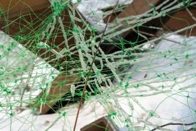 The northern part of the Kharkiv ring road is being tightened with anti-drone nets