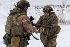 The Police Regiment conducted practical shooting and training of contact with enemy manpower