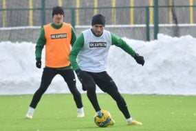 Training session of FC Karpaty (Lviv)