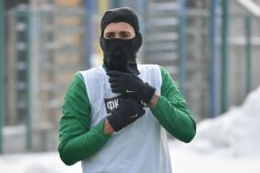 Training session of FC Karpaty (Lviv)