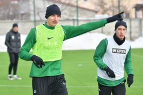Training session of FC Karpaty (Lviv)