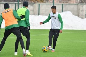 Training session of FC Karpaty (Lviv)