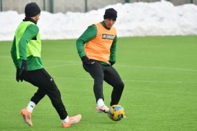 Training session of FC Karpaty (Lviv)