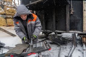 Відновлювальні роботи на одній із електропідстанцій Харкова