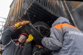 Відновлювальні роботи на одній із електропідстанцій Харкова