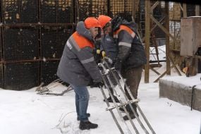 Відновлювальні роботи на одній із електропідстанцій Харкова