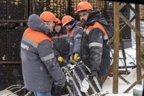 Відновлювальні роботи на одній із електропідстанцій Харкова