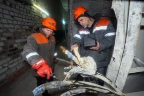 Відновлювальні роботи на одній із електропідстанцій Харкова