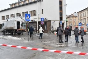 Наслідки вибухів у Львові