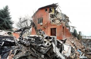 Зруйнований  житловий будинок на Софіївській Борщагівці