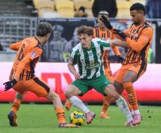 Игровой момент матча