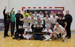 Players of the futsal club "Alliance" (Lviv)