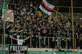 Болельщики на трибуне