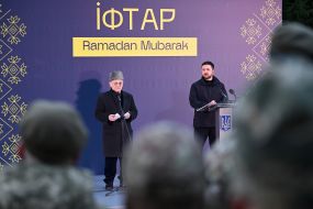 Мустафа Джемілєв та Володимир Зеленський