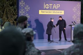 Мустафа Джемілєв та Володимир Зеленський