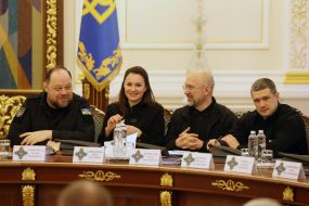 Ruslan Stefanchuk, Yulia Svyridenko, Denys Shmyhal, Mykhailo Fedorov