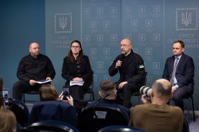 Rustem Umerov, Yulia Svyridenko, Denys Shmyhal, Oleksiy Kuleba